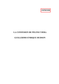 Hudson, Guillermo Enrique — La confesión de Pelino Viera