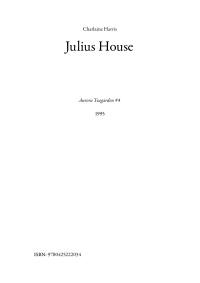 Harris Charlaine — Julius House