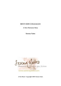 Yates Serena — Ben's New Colleague (New Horizons Spin-Off)