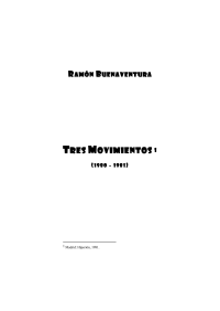 Buenaventura Ramon — Tres Movimientos
