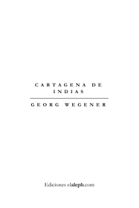 Wegener Georg — Cartagena De Indias