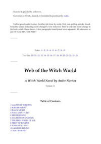 Norton Andre — Web of the Witch World