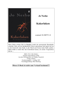 Nesbø Jo — Kakerlaken