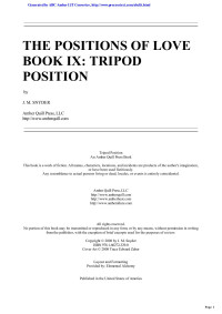 Snyder, J M — Tripod Position