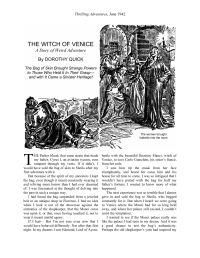 Q Dorothy — The Witch of Venice