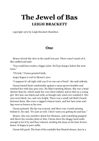 Brackett Leigh — The Jewel of Bas