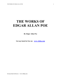 Edgar Allan Poe — The Works of Edgar Allan Poe, Volume 03