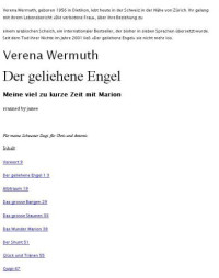 Wermuth Verena — Meine viel zu kurze Zeit mit Marion