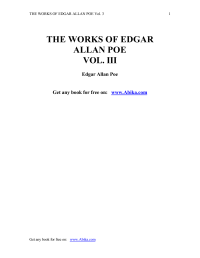 Edgar Allan Poe — The Works of Edgar Allan Poe, Volume 03b