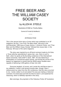 Steele Allen — Free Beer and the William Casey Society