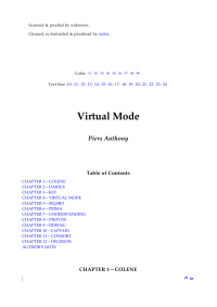 Anthony Piers — Virtual Mode