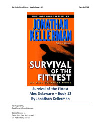 Kellerman Jonathan — Survival of the Fittest