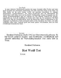 Salomon Bernhard — Rot Weiß Tot