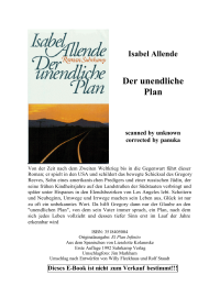 Allende Isabel — Der unendliche Plan