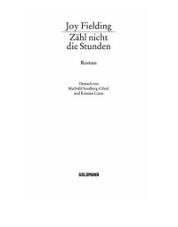 Fielding Joy — Zähl nicht die Stunden