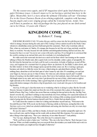 Young, Robert F — Kingdom Come Inc