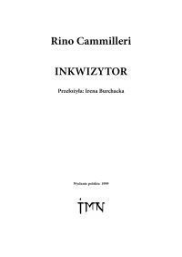 Cammilleri Rino — Inkwizytor