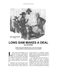 Bond Lee — Texas Rangers.47.04.Long Sam Makes a Deal