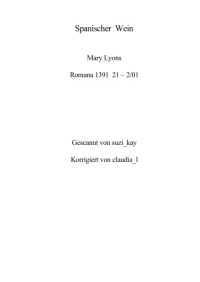Lyons Mary — Spanischer Wein