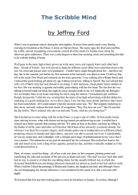 Jeffrey Ford  — The Scribble Mind