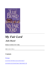Beard Julie — My Fair Lord