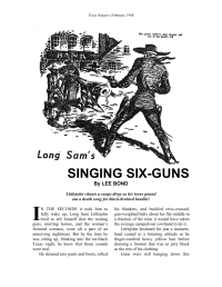 Lee Bond — Long Sam's Singing Six-Guns