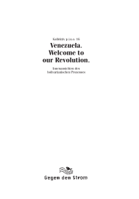 Venezuela — Welcome to our Revolution