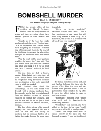 Endicott, J S — Bombshell Murder