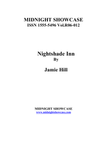 Hill Jamie — Nightshade Inn