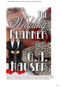 Hauser, G A — The Wedding Planner