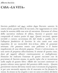 Alberto Savinio — Casa «La vita»