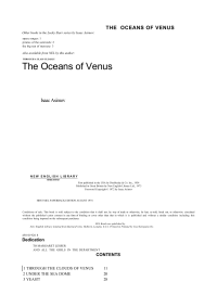 Isaac Asimov — Lucky Starr and the Oceans of Venus