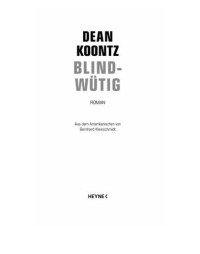 Koontz, Dean Ray — Blindwütig