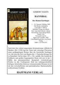 Haefs Gisbert — Hannibal