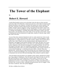 Howard, Robert Ervin — Conan the Tower of the Elephant