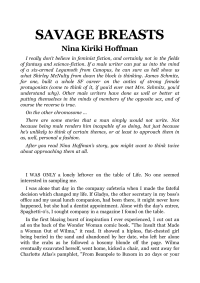 Hoffman, Nina Kiriki — Savage Breasts