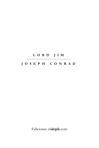 Conrad James — Lord Jim