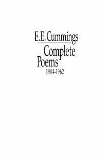 Firmage, George J (editor) — Complete Poems 1904 - 1962