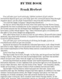 Herbert Frank — By the Book