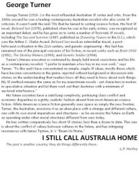Turner George — I Still Call Australia Home