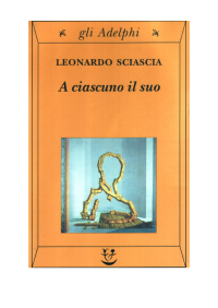 Leonardo Sciascia — A ciascuno il suo