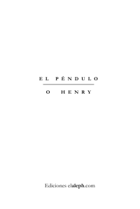 henry O — El Pendulo