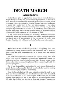 Budrys Algis — Death March