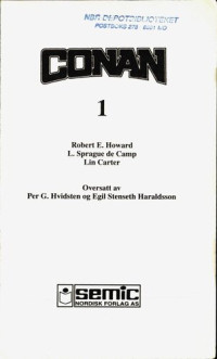Howard, Robert E. — Conan