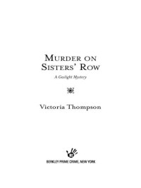 Thompson Victoria — Murder on Sisters' Row