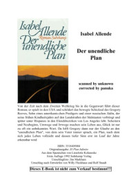 Allende Isabel — Der unendliche Plan