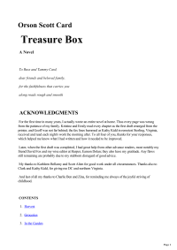 Card, Orson Scott — Treasure Box