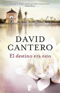 David Cantero — El destino era esto