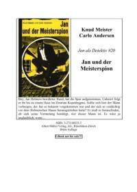 Meister Knud; Andersen Carlo — Jan und der Meisterspion