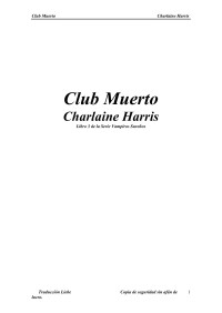 unknown — Club Muerto